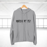 Match My Fly men Hooded Zip Sweatshirt