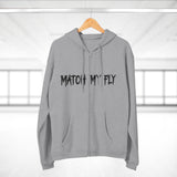 Match My Fly men Hooded Zip Sweatshirt