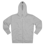 Match My Fly Men Black and White Zip Hoodie