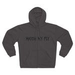 Match My Fly men Hooded Zip Sweatshirt