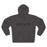 Match My Fly men Hooded Zip Sweatshirt