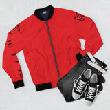 Match My Fly Men Red/Black Bomber Jacket