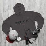 Match My Fly men Hooded Zip Sweatshirt