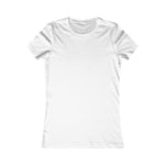 Match My Fly Women red/white crew neck short sleeve shirt