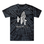TRANSPAENT BLUE TEXT MATCH MY FLY Match My Fly Men Tonal Spider Tie-Dye T-Shirt