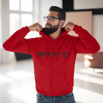 Match My Fly men Hooded Zip Sweatshirt