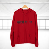 Match My Fly men Hooded Zip Sweatshirt