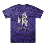TRANSPAENT BLUE TEXT MATCH MY FLY Match My Fly Men Tonal Spider Tie-Dye T-Shirt