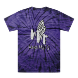 TRANSPAENT BLUE TEXT MATCH MY FLY Match My Fly Men Tonal Spider Tie-Dye T-Shirt