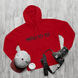 Match My Fly men Hooded Zip Sweatshirt