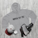 Match My Fly men Hooded Zip Sweatshirt