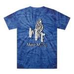 TRANSPAENT BLUE TEXT MATCH MY FLY Match My Fly Men Tonal Spider Tie-Dye T-Shirt