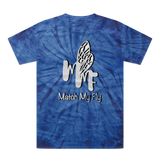 TRANSPAENT BLUE TEXT MATCH MY FLY Match My Fly Men Tonal Spider Tie-Dye T-Shirt