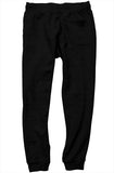 Match My Fly Men Black Embroidered Joggers