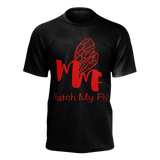 MMF Men Black/RedOrange Short Sleeve Shirts