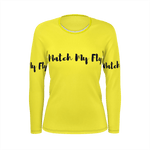 MMF Women Yellow/Black Long Sleeve Shirts