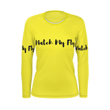 MMF Women Yellow/Black Long Sleeve Shirts