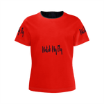 MMF Girls Red/Black Short Sleeve Shirts