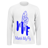 MMF Men White/Blue Long Sleeve Shirts