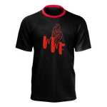 MMF Men Black/Red Short Sleeve Shirts