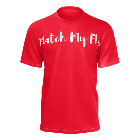 Men Red/White Short Sleeve Shirts