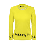 MMF Women Yellow/Black Long Sleeve Shirts