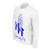 MMF Men White/Blue Long Sleeve Shirts