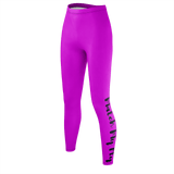 MMF Women Violet/Black Leggings