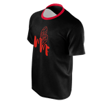 MMF Men Black/Red Short Sleeve Shirts