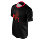 MMF Men Black/Red Short Sleeve Shirts