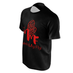 MMF Men Black/RedOrange Short Sleeve Shirts