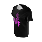 MMF Girls Black/pink Short Sleeve Shirts