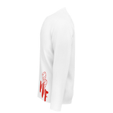 Match My Fly  Men White/Red Long Sleeve Shirts