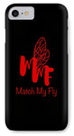 Match My Fly  - Red/Black IPhone Case