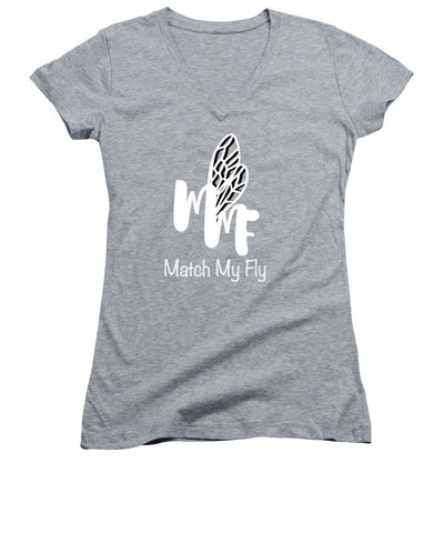 Match My Fly  - Women's V-Neck Short Sleeve shirts