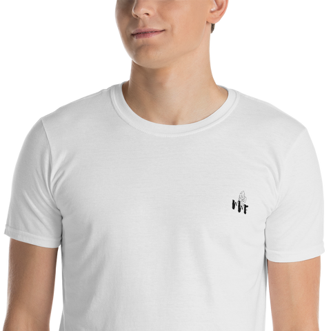 MMF Men White/Black Short Sleeve Tshirts