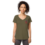 Women’s fitted v-neck t-shirt