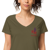 Women’s fitted v-neck t-shirt