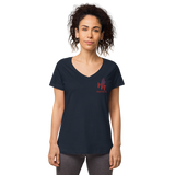 Women’s fitted v-neck t-shirt