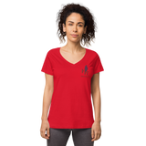 Women’s fitted v-neck t-shirt