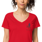 Women’s fitted v-neck t-shirt